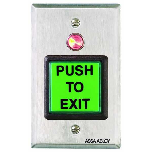 Push to Exit Button, Wall Mounted