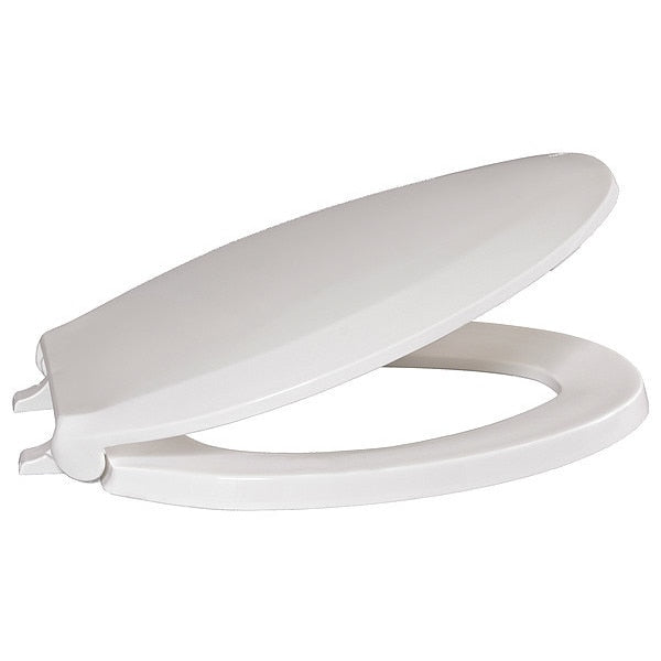 Toilet Seat, Elongated, White