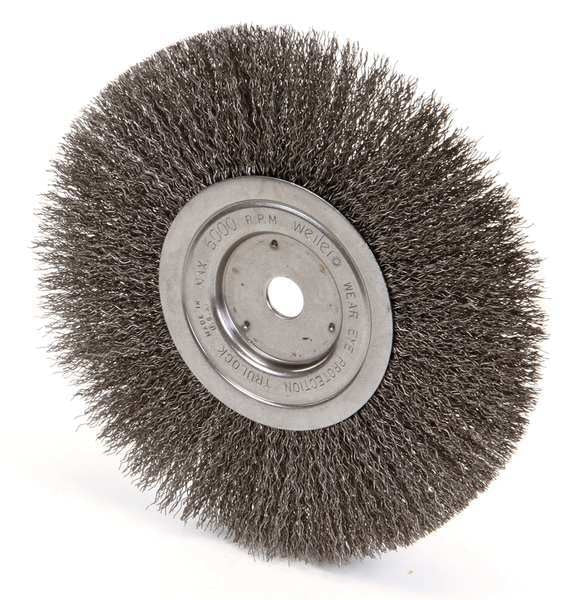 Wire Wheel Wire Brush, Arbor, 8