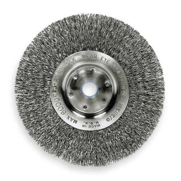 Wire Wheel Wire Brush, Crimped Wire, 4