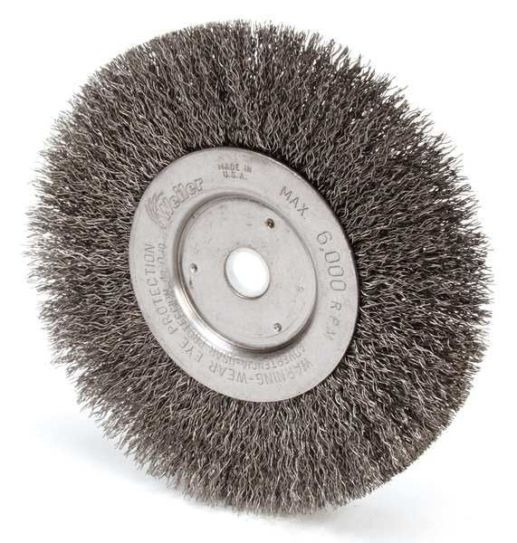 Crimped Wire Wheel Wire Brush, Arbor