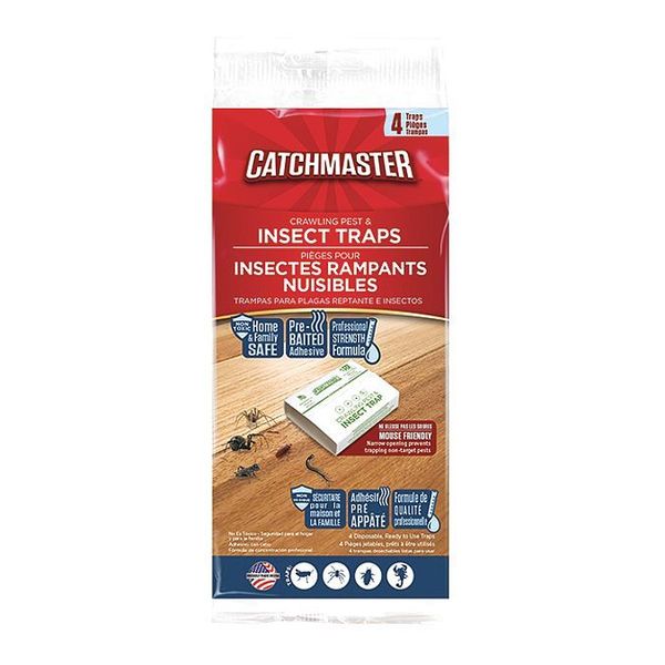 Glue Trap, 7 In. L, 3-1/2 In. W, PK4