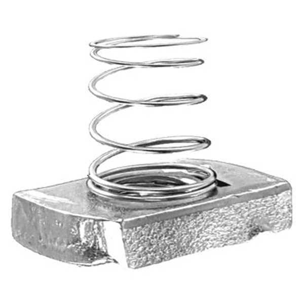 Channel Short Spring Nut, 3/8 In, PK25