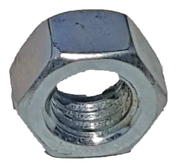 Channel Hex Nut, 1/2 In, Silver, PK25