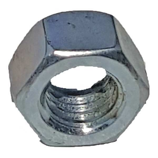 Channel Hex Nut, 1/4 In, Silver, PK25