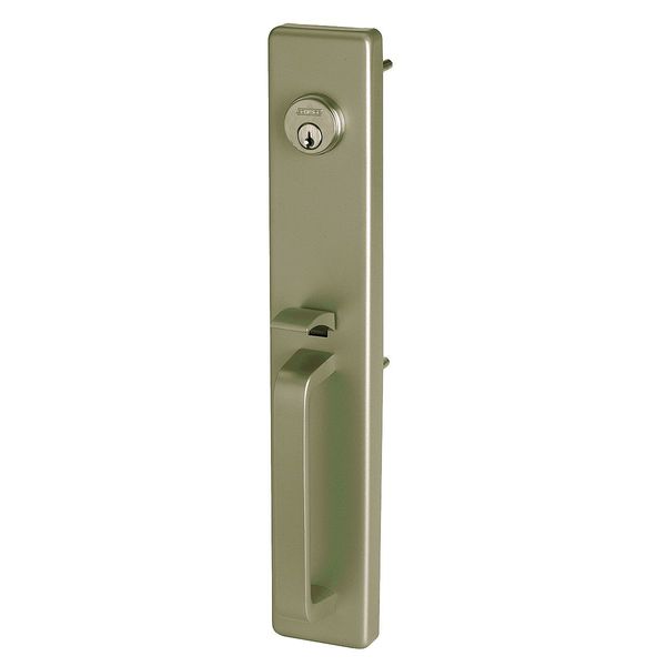 Escutcheon Pull w/Lock and Thumbpiece