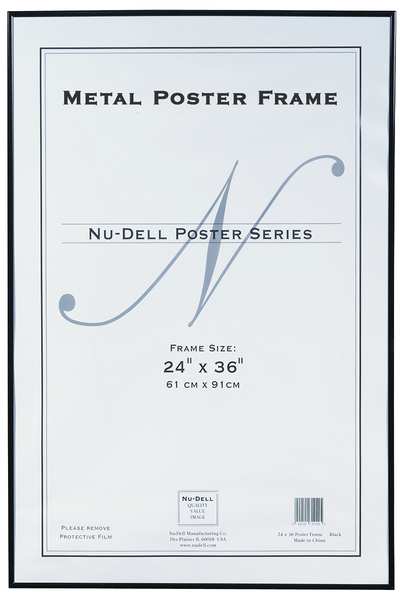 Metal Poster Frame 24x36 Black