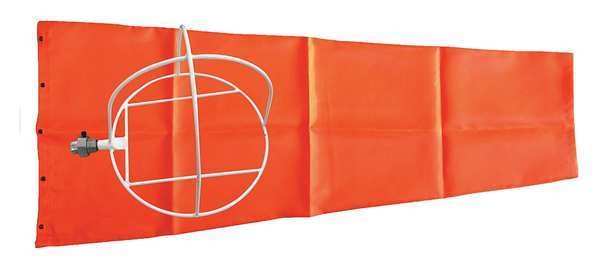 Portable Windsock, Orange, 13 In.