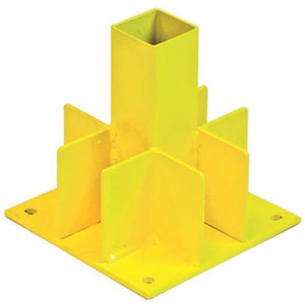 Guardrail Post Stair Mount, 6-5/16 In. H