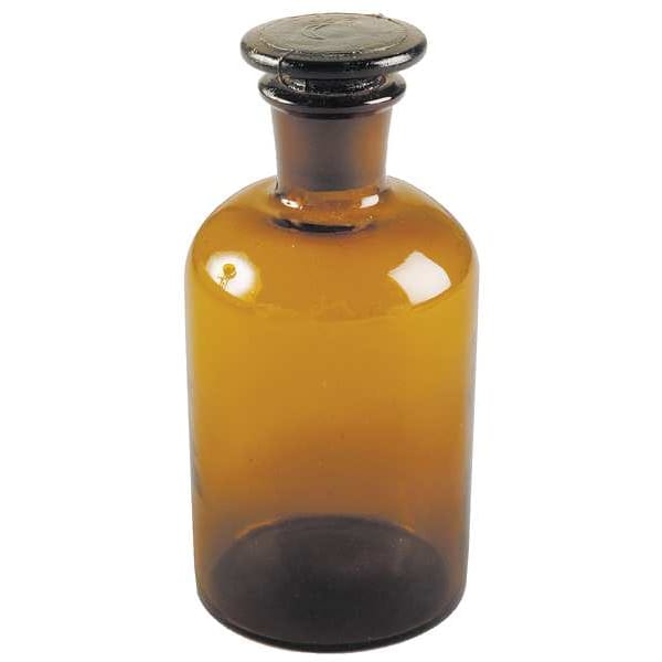 Reagent Bottle, Amber, Narrow, 500 mL, PK6