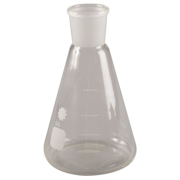 Conical Flask, Ground Mouth, 500 mL, PK6
