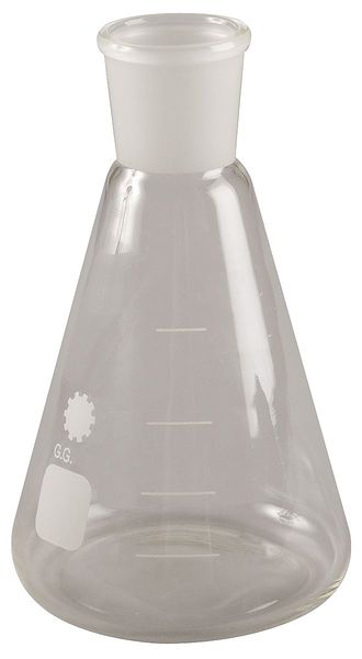 Conical Flask, Ground Mouth, 10 mL, PK12