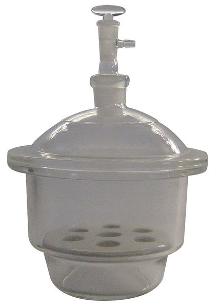 Vacuum Desiccator, Glass, Clear, I.D. 150mm