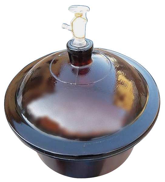 Vacuum Desiccator, Glass, Amber, I.D. 300mm