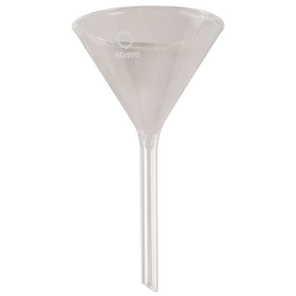 Funnel, Glass, 100mm Rim, 100mm Stem, PK12