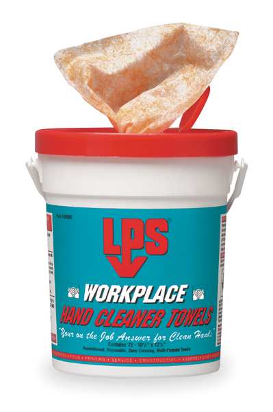 Hand Cleaning Towels, Bucket Orange