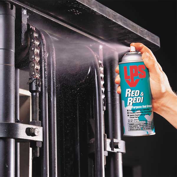 Red & Redi Multipurpose Red Grease, NLGI Grade 2, 16 oz Aerosol Can