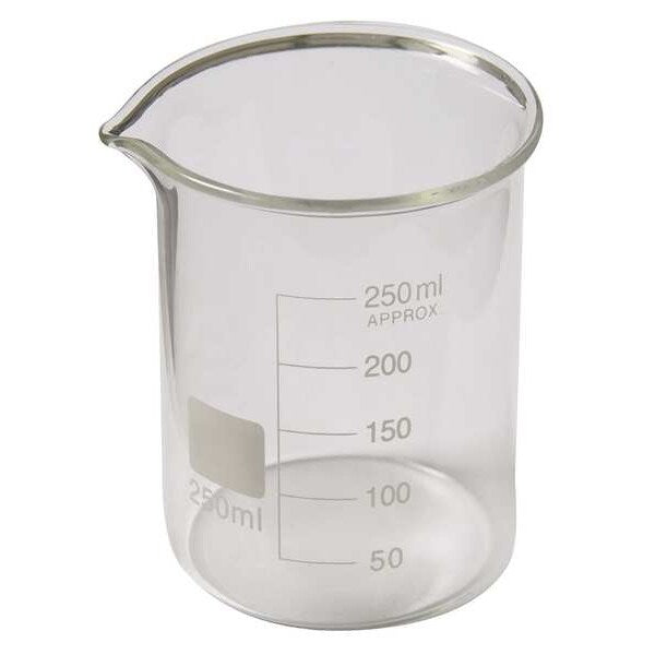 Beaker, Tall Form, Glass, 400mL, PK12