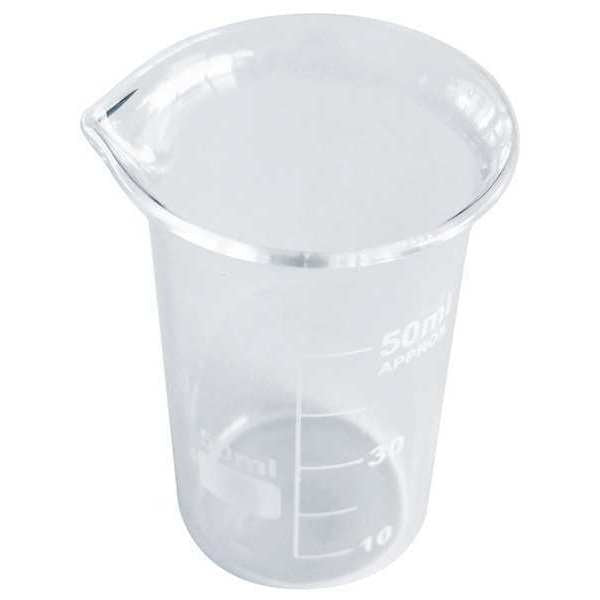 Beaker, Tall Form, Glass, 50mL, PK12