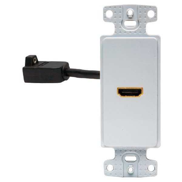 Video Wall Plate and Jack, HDMI, White