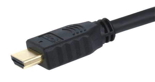 HDMI Cable, Std Speed, Black, 1.5ft, 28AWG