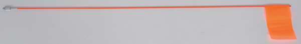 Warning Whip, LD, 7 Ft, Orange