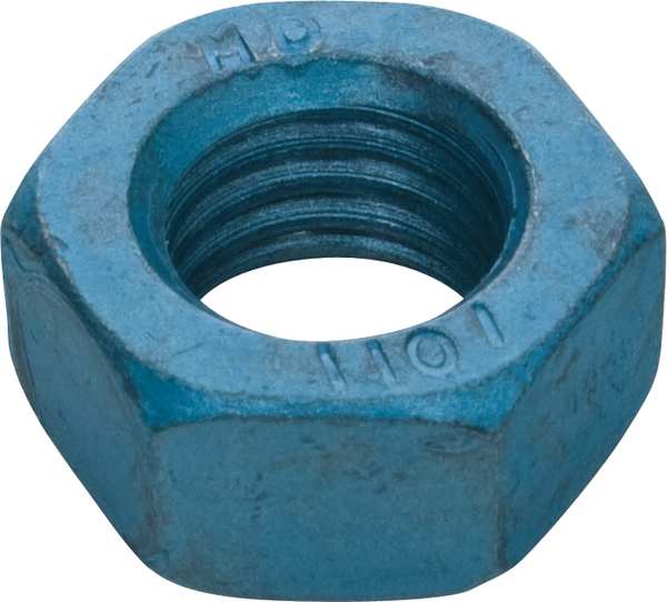 Hex Nut, M24-3.00, Alloy Steel, Class 10, Blue Phosphate, 19 mm Ht, 5 PK