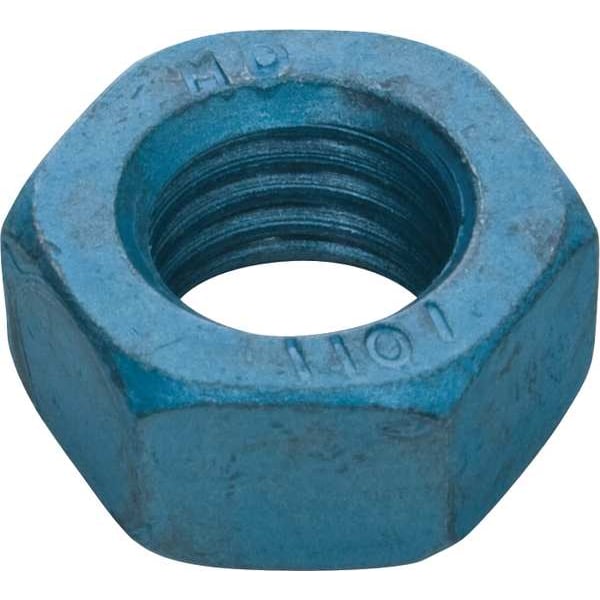 Hex Nut, M6-1.00, Alloy Steel, Class 10, Blue Phosphate, 5 mm Ht, 100 PK