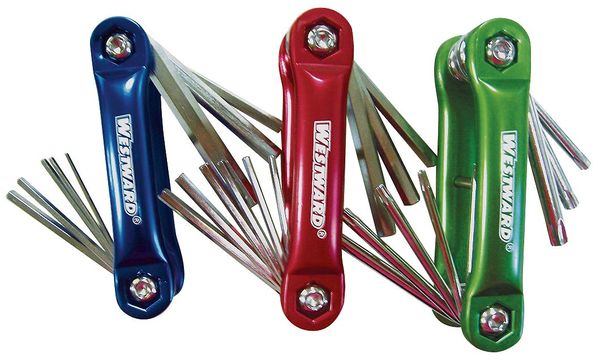 25 Piece Metric/SAE Fold-Up Hex Key Set, 5YUU6