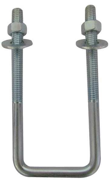 Square U-Bolt, 3/8