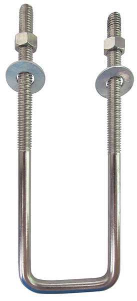 Square U-Bolt, 3/8