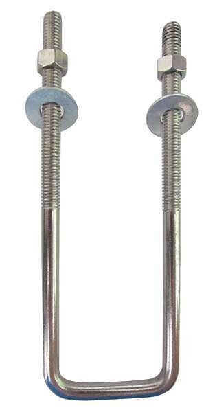 Square U-Bolt, 3/8