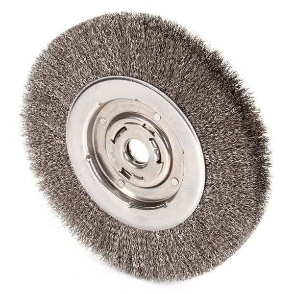 Wire Wheel Wire Brush, Arbor, 10