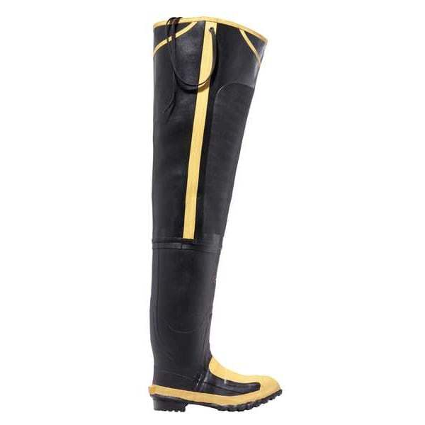 Size 7 Men's Steel Hip Wader, Black