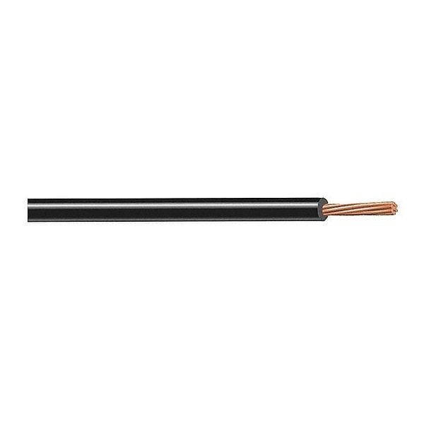 Hookup Wire, CSA TR-64, UL 1007, UL 1569, 20 AWG, 100 ft, Black, PVC Insulation