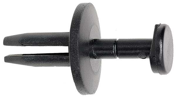 Push-In Rivet, Flat Head, Nylon Body, 50 PK