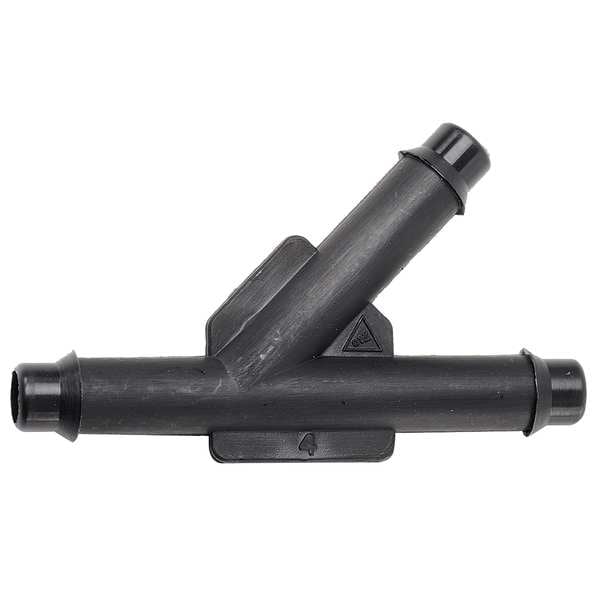 Wye Vacuum Connector, 1/4 In, Nylon, PK15