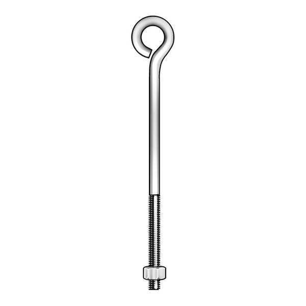 Routing Eye Bolt Without Shoulder, 5/16