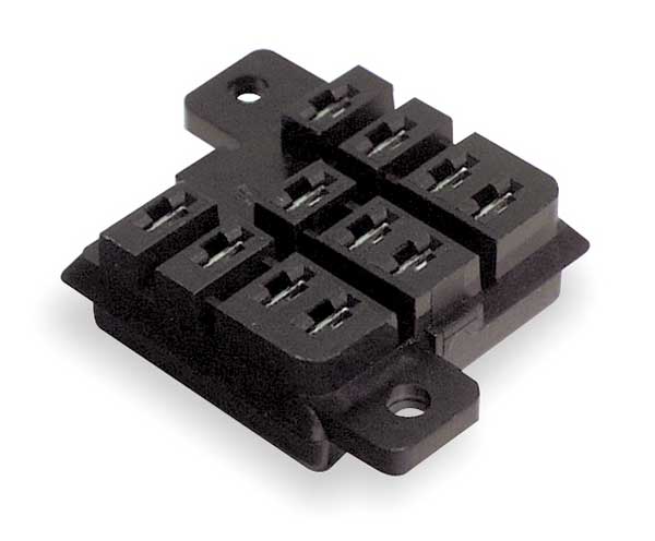 Relay Socket, Standard, Square, 11 Pin, PCB