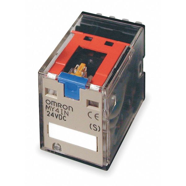 General Purpose Relay, 24V DC Coil Volts, Square, 14 Pin, 4PDT
