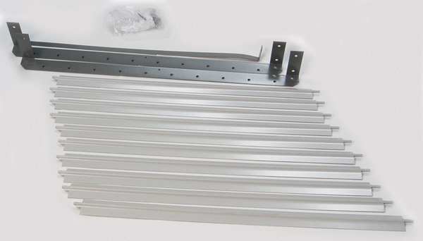 Vertical Louver Kits, Gray, 22-15/16