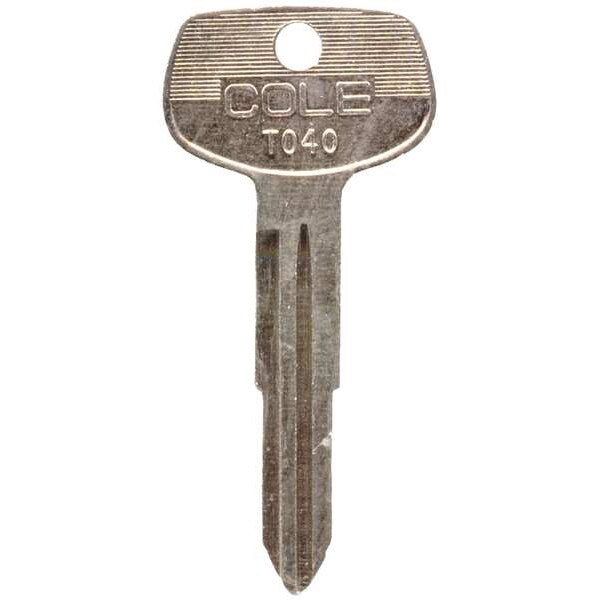Key Blank, TR40, TO40, PK25