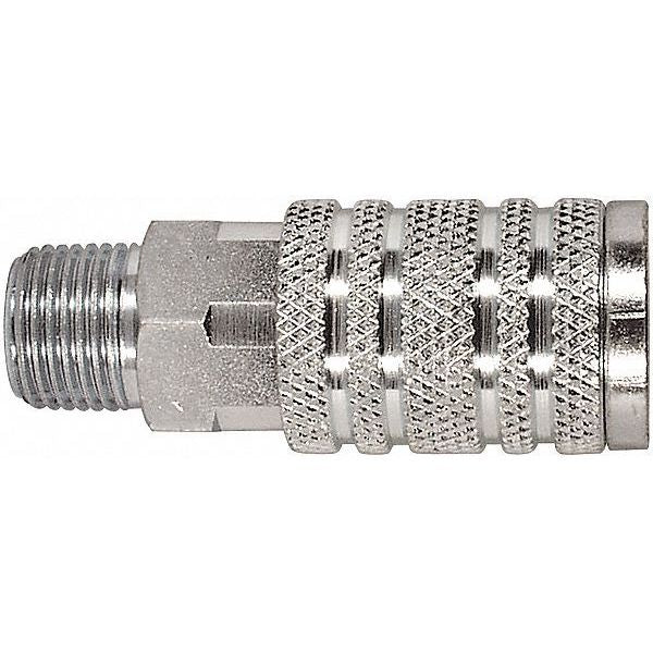 Quick Coupler Body, MNPT, 1/4, Steel, PK2