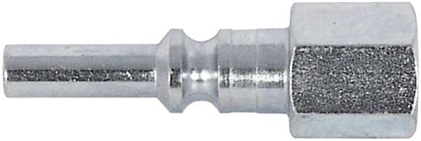 Coupler Plug, FNPT, 1/4, Steel, PK2