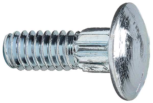 Carriage Bolt, 5/16-18x2 L, PK100