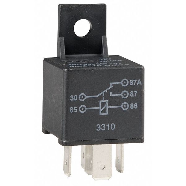 Mini Change Over Relay, SPDT, 40A, 12VDC