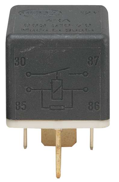 Mini Relay, SPST, 30A, 12VDC