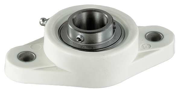 Flange Bearing, 2-Bolt, Ball, 3/4
