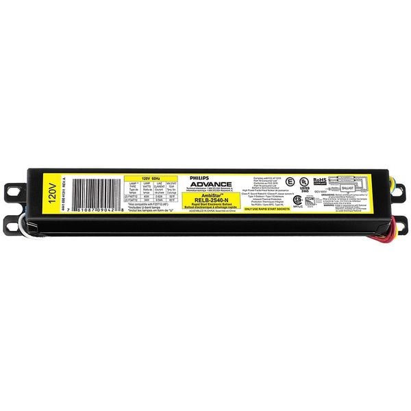 PHILIPS ADVANCE 72 Watts, 1 or 2 Lamps, Electronic Ballast