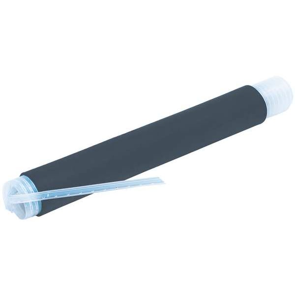 Shrink Tubing, 0.95in ID, Gray, 3-1/5in